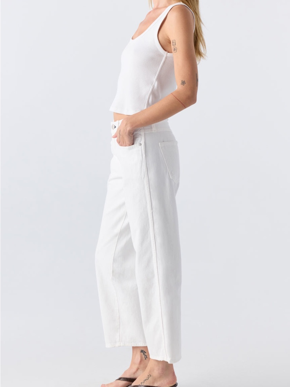 AMO Billie in Alabaster NWT size 27 - Picture 3 of 8